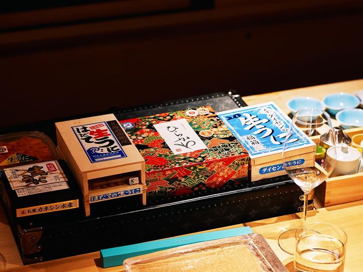 『屋形船 鮨尚充』で取り扱っているうに