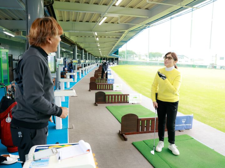 柚月裕子さん、カノマタさんに会いに行く！セッティングを変えれば100切りできる!?