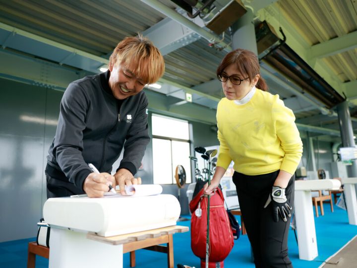 柚月裕子さん、カノマタさんに会いに行く！セッティングを変えれば100切りできる!?