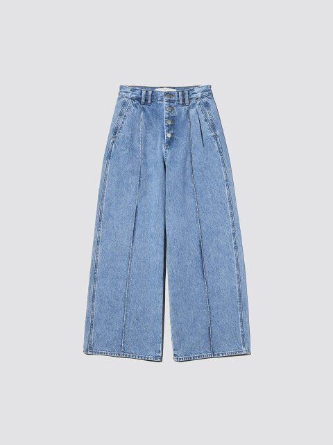 2025guレディースワイドジーンズ by rokh