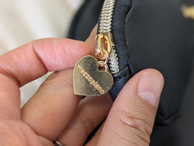 mezzopianoおしゃれボストンバッグハートの引手