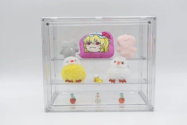 ダイソーのマグネット付き透明コレクションケース（組立てタイプ）