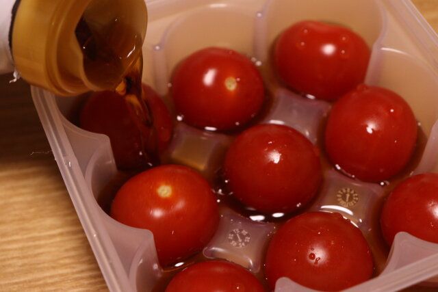 ダイソーの無限ミニトマト浅漬け職人の使い方2