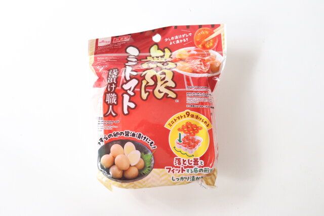 ダイソーの無限ミニトマト浅漬け職人のパッケージ