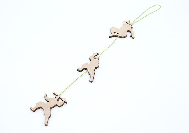 木製ガーランド（忍者）