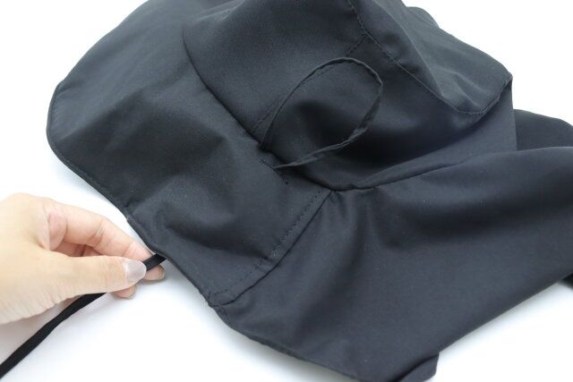 ダイソーの折り畳めるUVカット帽子5