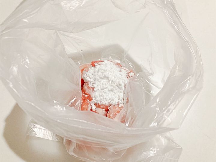 豚肉の下ごしらえ