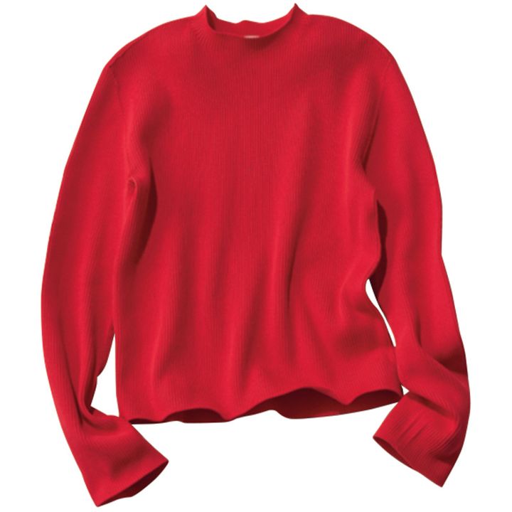 オートリコの赤ニット