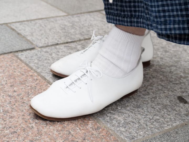 「レシピ」のレースアップシューズ