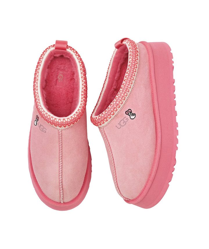 UGG®の指ハート刺繍スリッポン