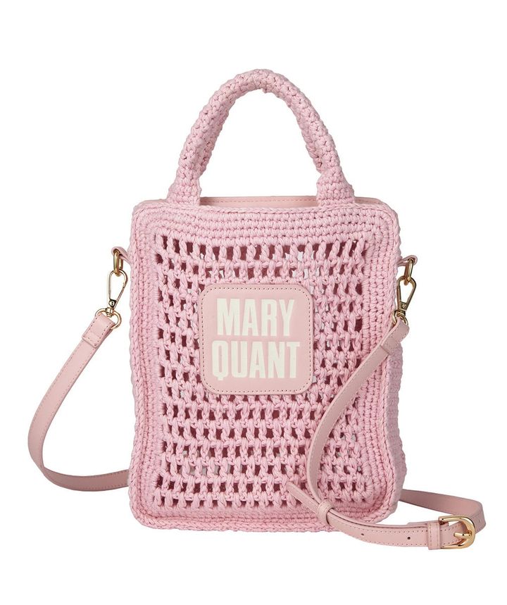 MARY QUANT×MERCURYDUOのクロシェ風バッグ