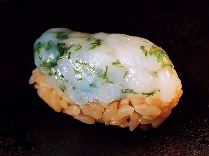 神楽坂『一宇』のアオリイカ