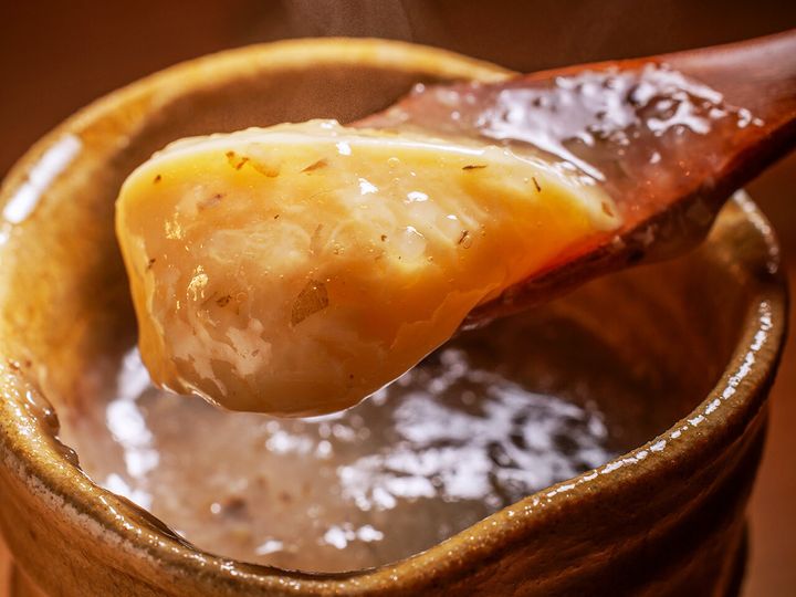 築地『鮨処 やまと』の菊芋の茶碗蒸し