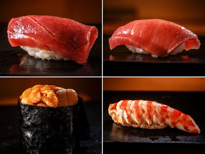 築地『鮨処 やまと』の握り４貫