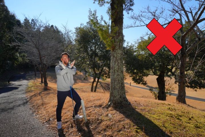 ティショット、どこで構えるのが正解？ミスを事前に防ぐプロテク！