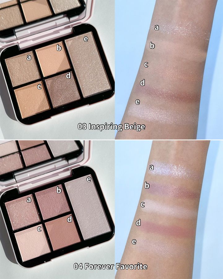 ●03 Inspiring Beige【コンパクト変更】●04 Forever Favorite【新色】