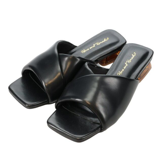 2025春しまむらレディースコラボスクエアトゥサンダル