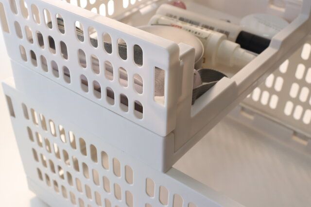 ダイソー クローゼット収納ケース（33.7cm×20.2cm×12.5cm） スタッキング 別サイズ