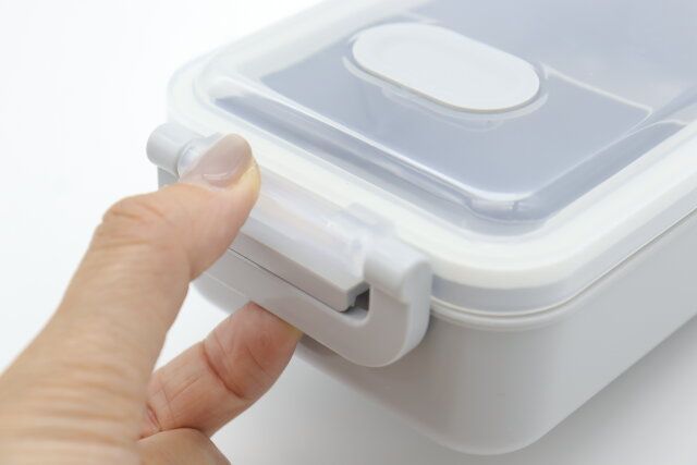 保存容器としても使えるお弁当箱（エア弁付、500mL） ロック