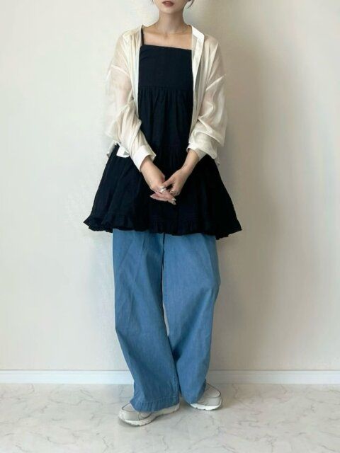 ワイドデニムコーデ2