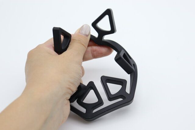 ダイソーのシリコーン鍋敷き（2way）5