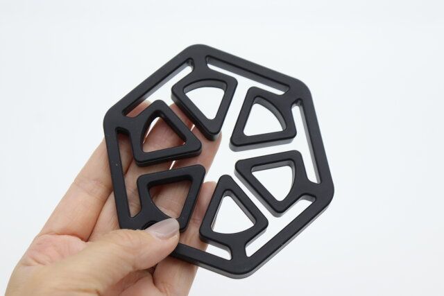 ダイソーのシリコーン鍋敷き（2way）9