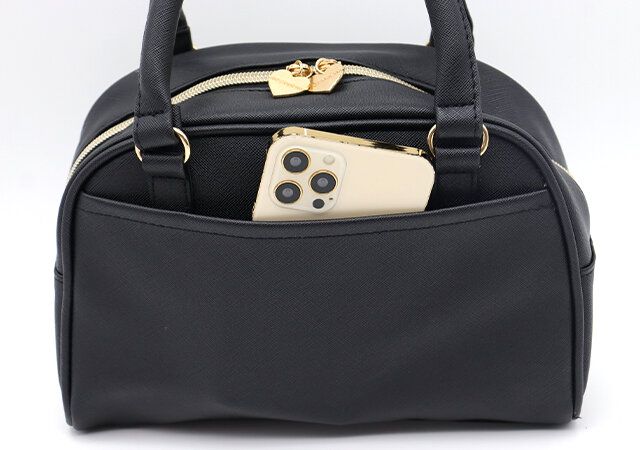 メゾピアノボストンバッグ付録レビュー背面ポケット