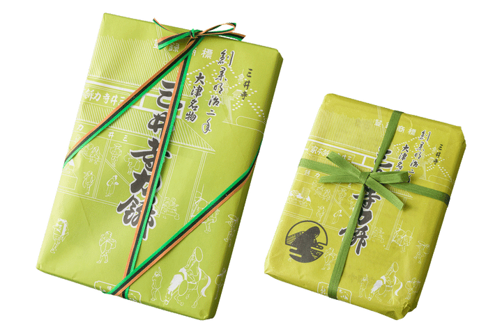 〈三井寺力餅本家〉の力餅 包装