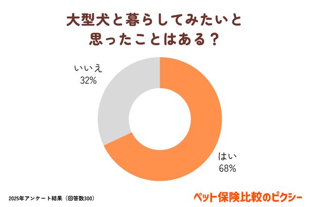 大型犬と暮らしたい？アンケート