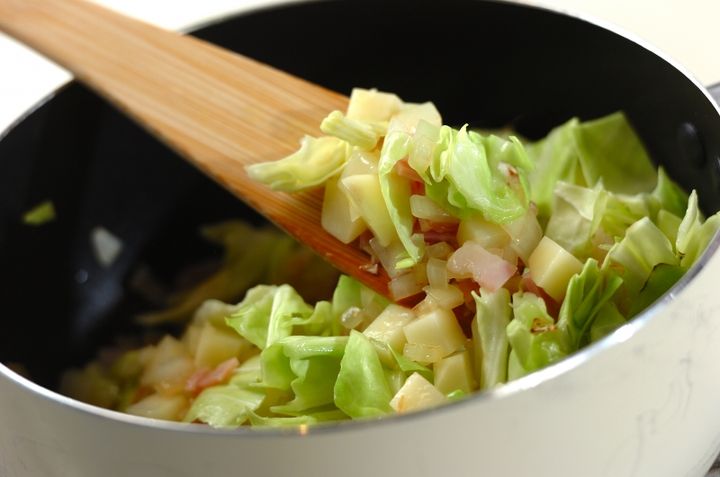 塩鮭チャウダーの作り方2