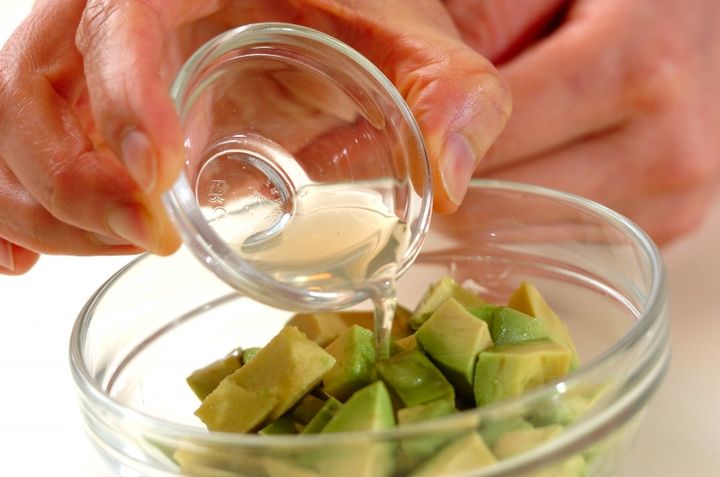 和風コブサラダの下準備1