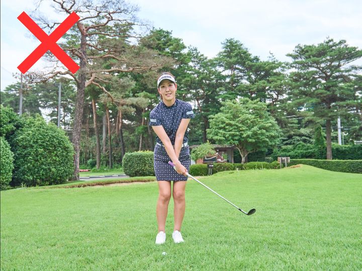 手打ちは絶対NG！アプローチは“足”でコントロールする