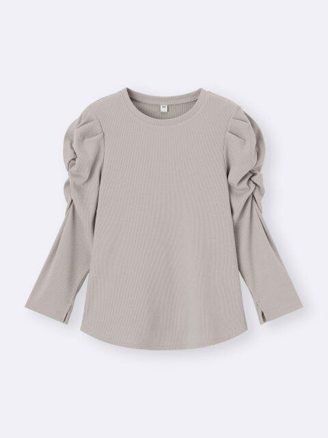 GUのギャザースリーブT