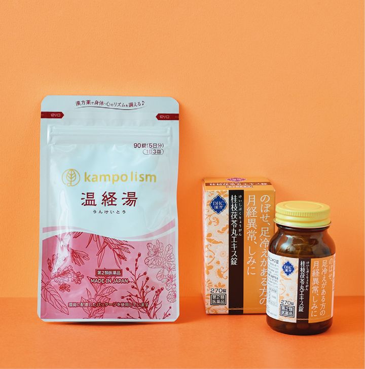 生理の悩みやホルモンバランスの乱れに。桂枝茯苓丸と温経湯