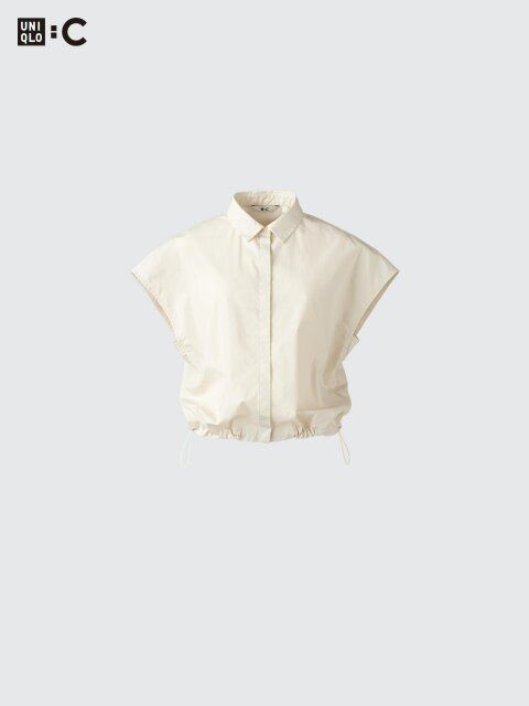 2025春ユニクロ女性おすすめコラボクロップドシャツ