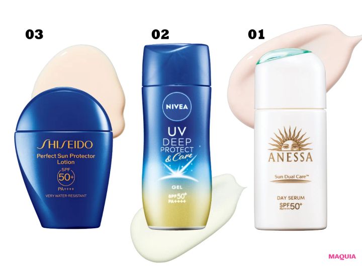 注目UVの落ちない・崩れない度を徹底検証。アネッサ、ニベアUV、ファシオほか、強度をジャッジ_4