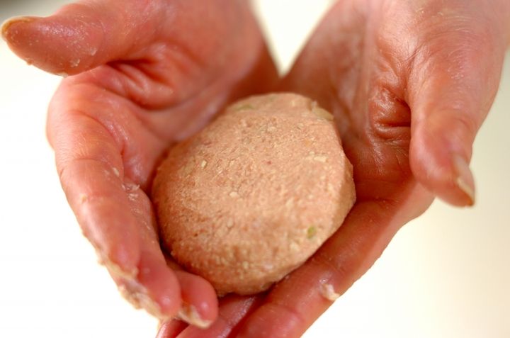 あっさり和風豆腐ハンバーグの作り方2