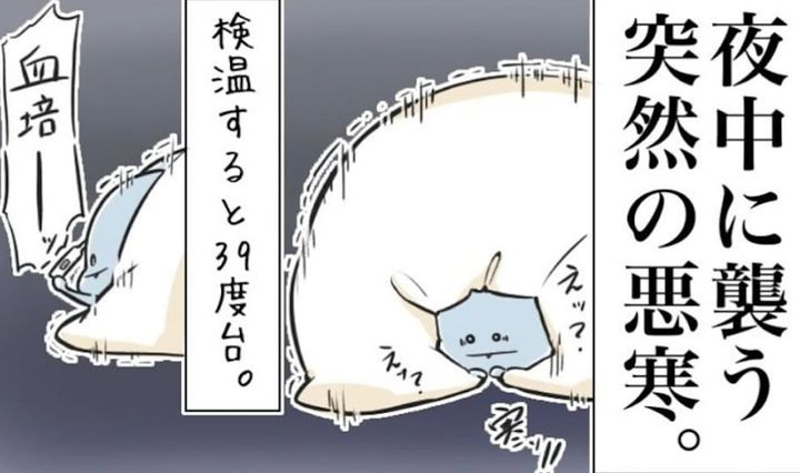 漫画「コロナワクチン戦記。」のカット（ツナ看。さん提供）