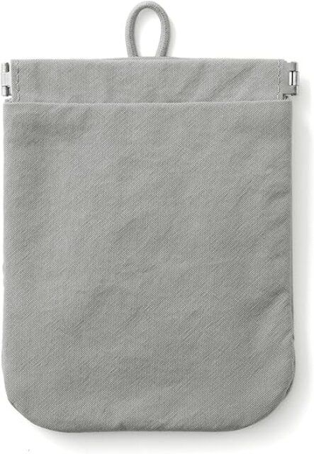 リンクルナイロン 片手で開くフラットポーチ