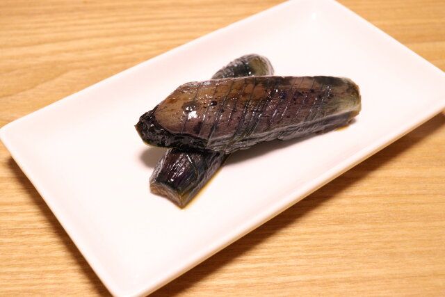 ダイソーの無限なすび煮浸し職人で作った煮びたし