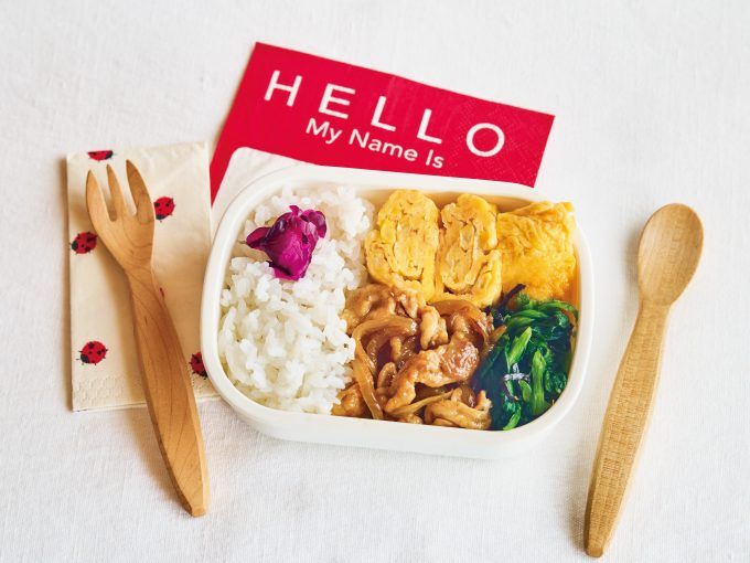 豚こまでつくる10分弁当レシピ。忙しい朝もお任せの「豚こまカレーしょうが焼き弁当」の画像1