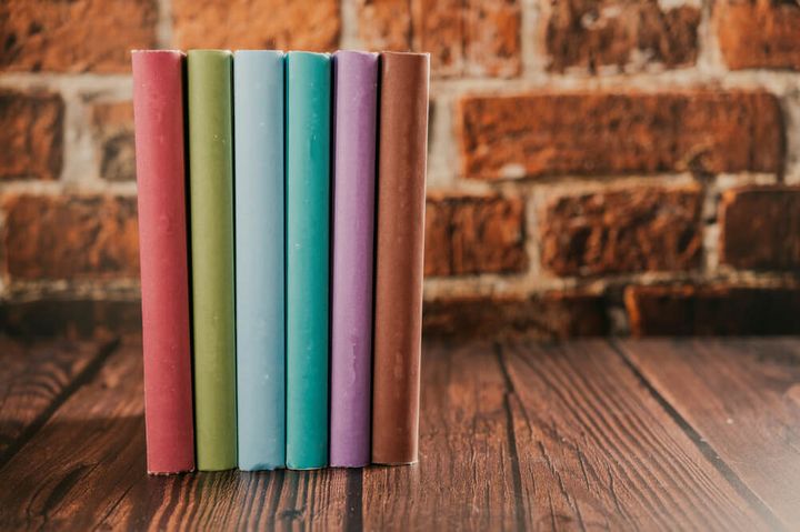 カラフルなブックカバー