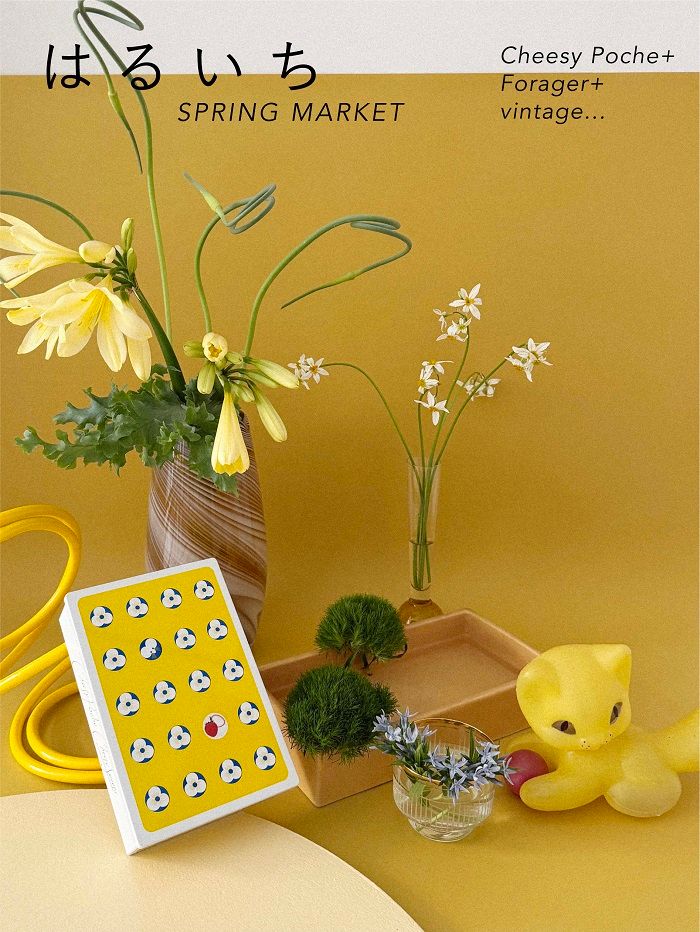 〈2e CHESTS〉で今週末開催のイベント「はるいち-Spring Market-」にて菓子研究家・福田里香さんがレシピ監修した大人気チーズクッキー缶を数量限定発売！