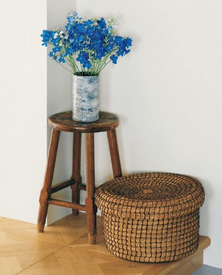 筒状花器の生け方