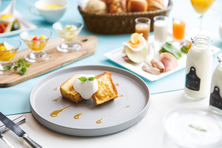 朝食ビュッフェ