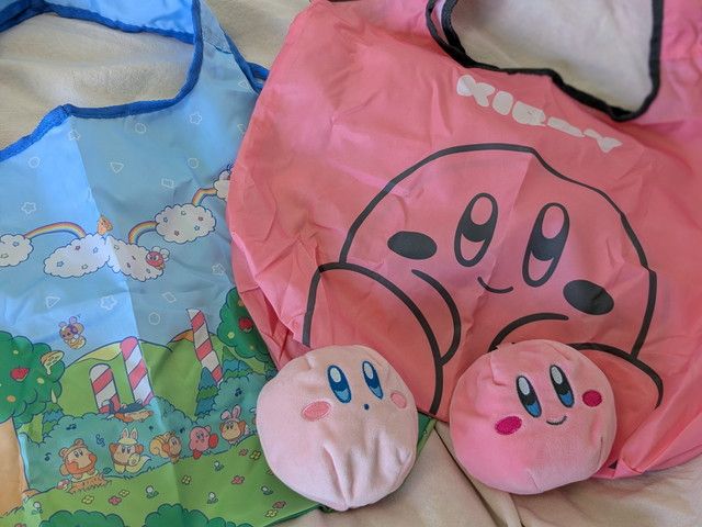 星のカービィぬいぐるみポーチ付きエコバッグ