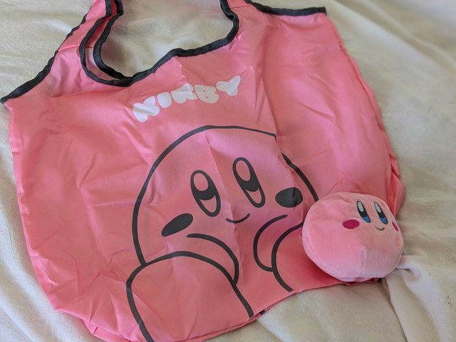 星のカービィぬいぐるみポーチ付きエコバッグにっこりver.