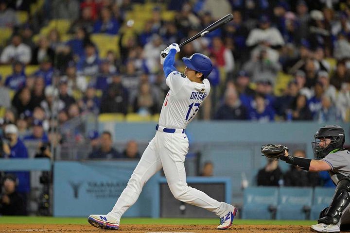 今季6号アーチを放ったドジャース・大谷翔平（C）ロイター