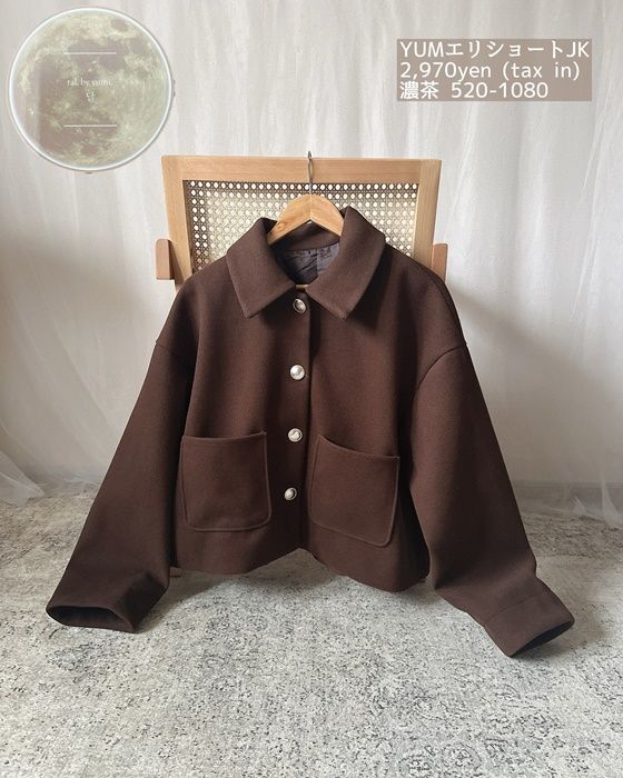 しまむら「襟ショートジャケット」