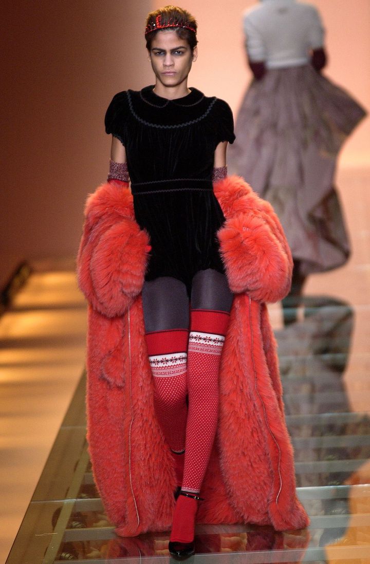 ジャンポール・ゴルチエ 2003-04年秋冬コレクションより。